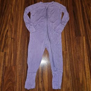 Little Sleepies Purple Kids One Piece Footie